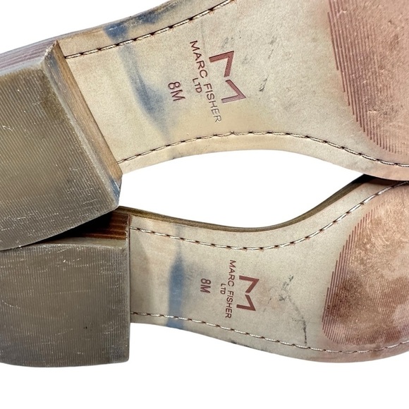 Marc Fisher Beige Yale Pointy‎ Toe Chelsea Suede Leather Women’s Bootie Size 8M - Picture 13 of 14